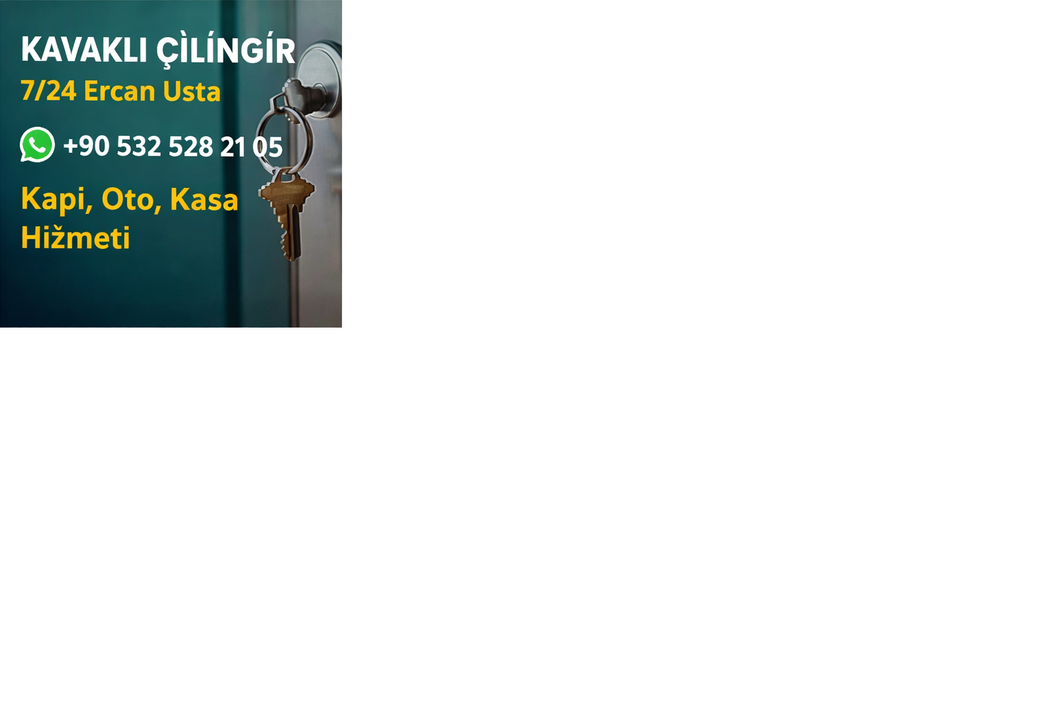 Kavaklı çilingir kapı oto kasa hizmeti Beylikdüzü